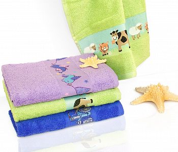 Детский набор полотенец Maison Dor KIDS TOWEL голубой